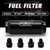 VR -Universal Car Racing In-Line Fuel Oil Filter With AN6/AN8 Fittings Adapter and 100 Micron Steel Element  VR5565