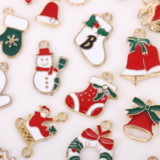 1 комплект, рождественский стиль, кулон, декор, изысканный стильный сплав, нежный кулон «сделай сам», для девочек