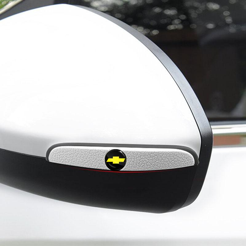 4 шт. Автомобильная противоударная полоса на дверь Наклейка для защиты зеркала заднего вида Для Chevrolet Cruze Malibu Sail Spark Captiva Equinox Trax Tracker AVEO Lova RV
