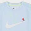 Nike Футболка с коротким рукавом Dri-Fit, удобная, дышащая, быстросохнущая, детские топы, футбольно-серый II6478-085