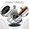 Coffee Capsule Holder, Desktop Container for Cafes, Hotels, Large Capacity, Counter Decoration,