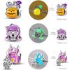 Copper Charms Luminous Pumpkin Skull Beads For Dangle Diy Gift Halloween Series Charms