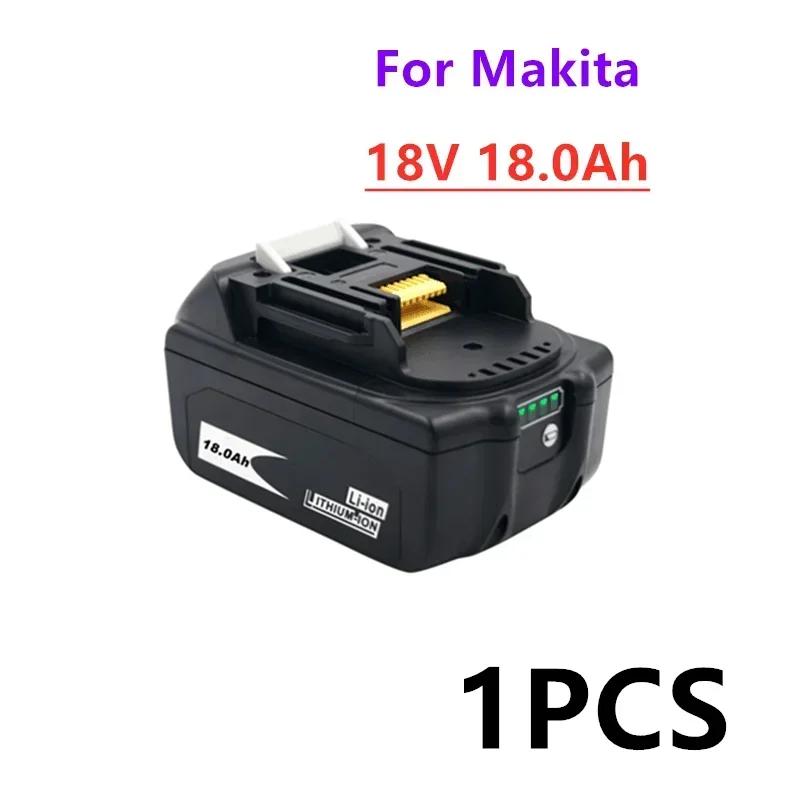 Для Makita 18V 18000mAh аккумуляторная батарея для электроинструментов со светодиодом Li-Ion замена LXT BL1860B BL1860 BL1850 BL1850B