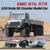 CROSS RC EMO NT6 6WD 6X6 RTR 1/10 RC Electric Remote Control Model Car Crawler Off-Road Car Adult Children's Toys