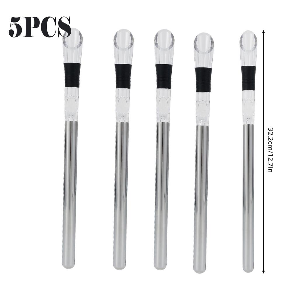 Wine Bottle Cooling Cooler Ice Chill Rod Stick Stainless Steel Aerator Pourer Stopper Beer Beverage Frozen Stick for Bar Tool