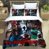 Terrifier horror Supplies Set Duvet Cover Set Bedding Sets For Adults Bed With Pillowcases No Filling Luxury Birthday Gifts