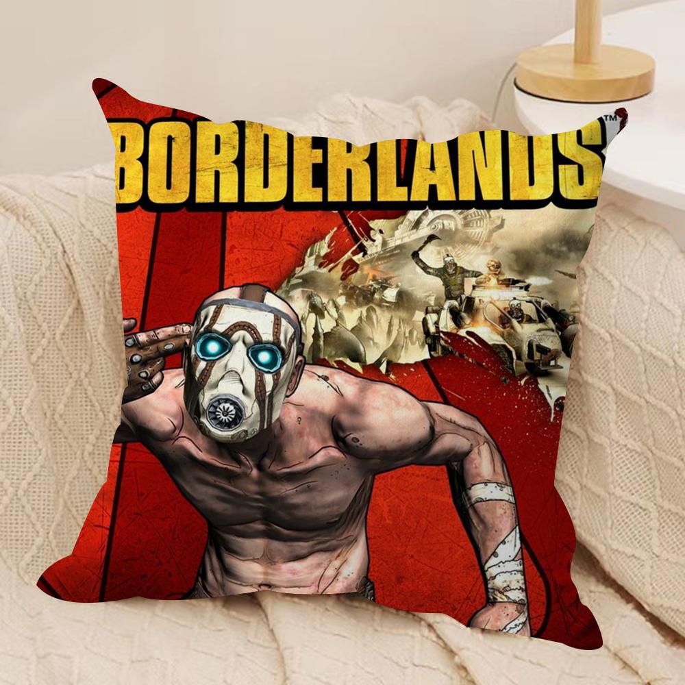 B-Borderlands Игровая Наволочка Мягкая Плюшевая Ткань Двусторонняя Печать Наволочка на Подушку для Дивана Для Всех Сезонов Домашний Декор Подарок