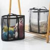 Large Capacity Foldable Laundry Basket Mesh Storage Basket New Dirty Clothes Basket  for Hone