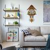 Elegant Wood Cuckoo Clock Adds Vintage Charm To Any Living Space Complements Any Interior Decors Study Room Clock