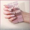French Manicure Stickers Onion Pink Flame Simple Nail Stickers Manicure Stickers