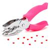 Pliers Mini Small  Metal Single One 1 Hole Heart Paper Edge Puncher for Leather for Scrapbooking