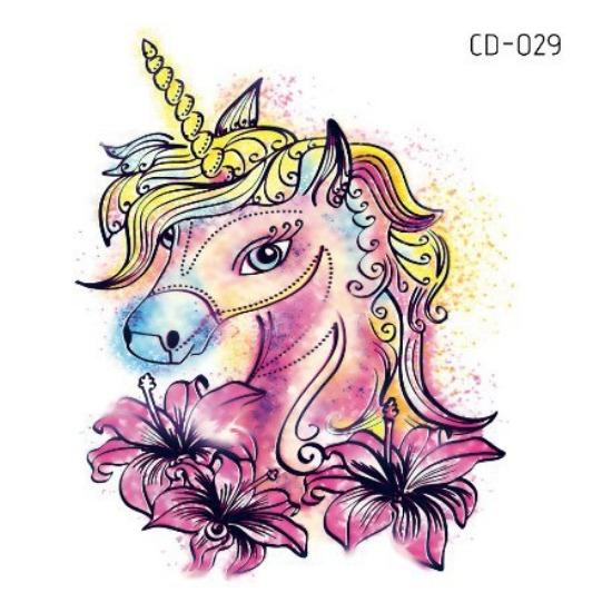 Cartoons Kids Temporary Tattoos Sticker Colorful Fake Tattoo Flash Waterproof Small Body Art Couple Child Designs