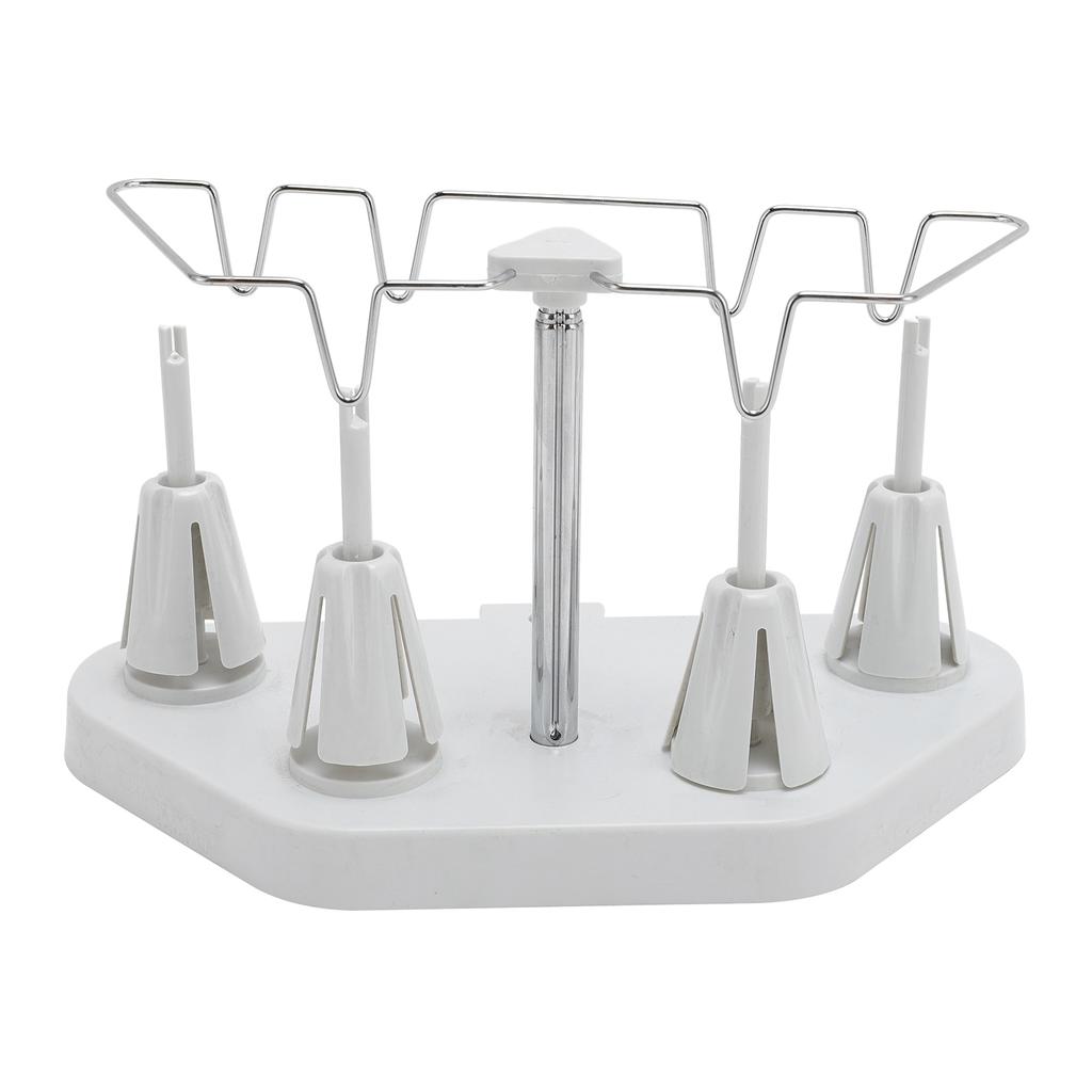 Spool Thread Stand Multifunctional Trapezoidal 4 Thread Holder Movable Adjustable Height Plastic