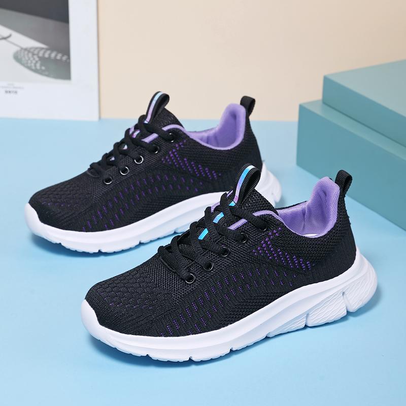 Spring and Autumn Women's Breathable EVA Ultra -light Stuffed Outdoor Running Shoes