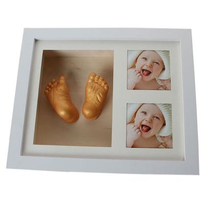 Форма для детской руки, ног, фоторамка с принтом, DIY 3D комплект для литья из гипса, стерео клон, отпечаток руки, след, мемориал, запись для выращивания