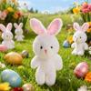 1/2Pcs Bouquet Accessories Bunny Plush Dolls Rabbit Easter Basket Fillers Bag Pendant  Kids Birthday