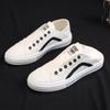 Летние мужские туфли, новые белые туфли, слипоны, ленивые, парусиновые, мужские повседневные кроссовки, тканевые туфли M803