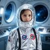 Jumpsuit Style Spacesuit Silver Cosplay Costume Couple Costume Space Suit  Stage Performance