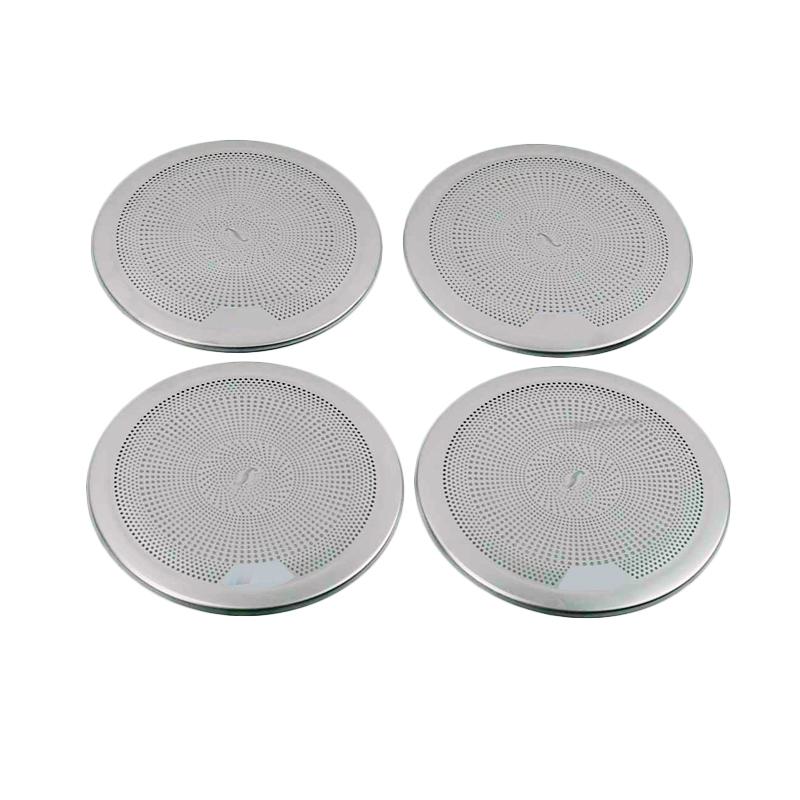 Для BMW 3 серии F30 2013-2018 Нержавеющая дверная панель автомобиля, панель громкоговорителя, крышка динамика, накладка на рамку, наклейка, литье