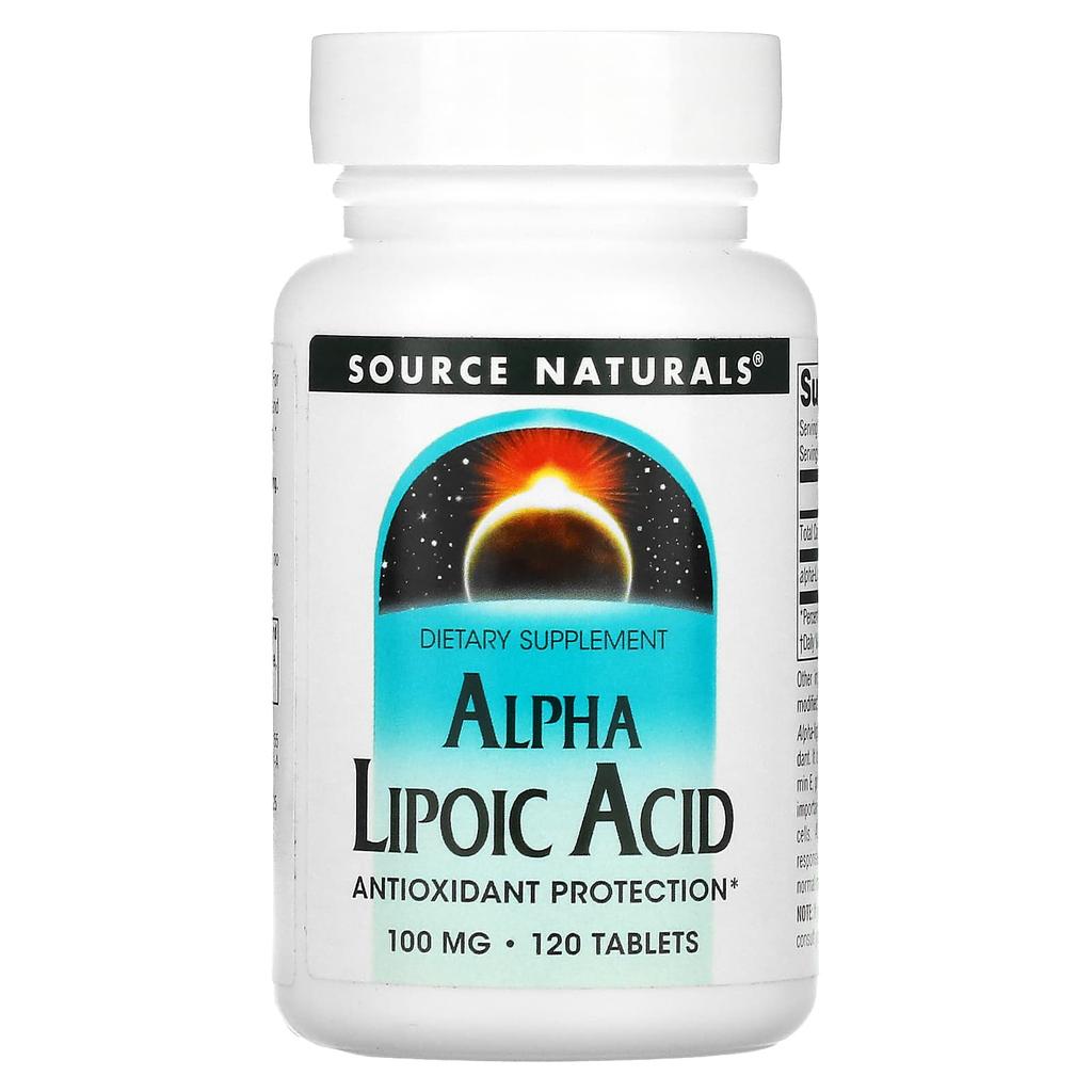 Alpha Lipoic Acid, 100Mg, 120 Tablets