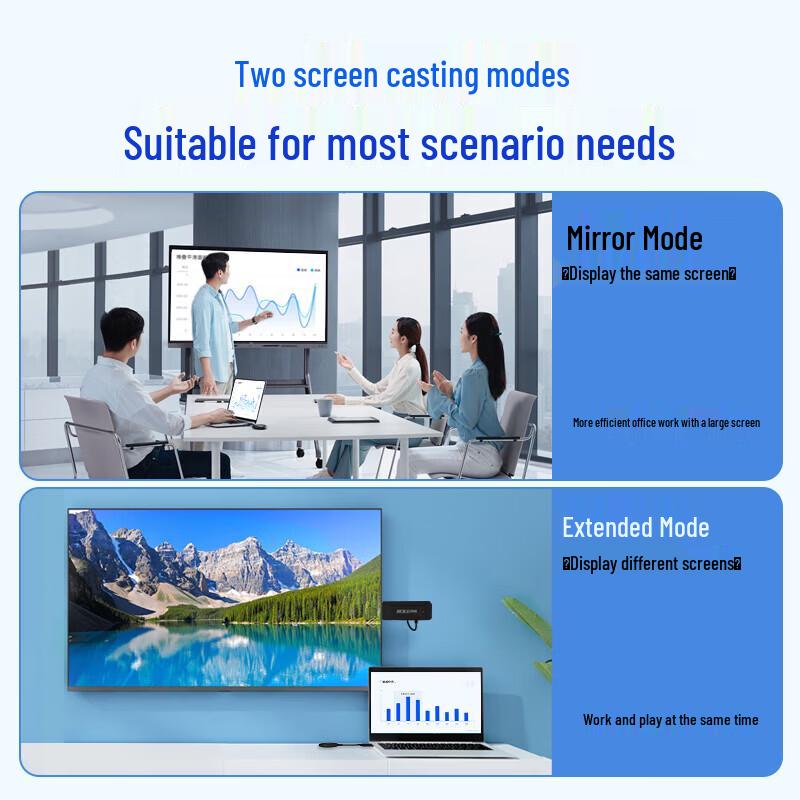 BOEGAM Wireless HDMI Screen Projector (CN version)