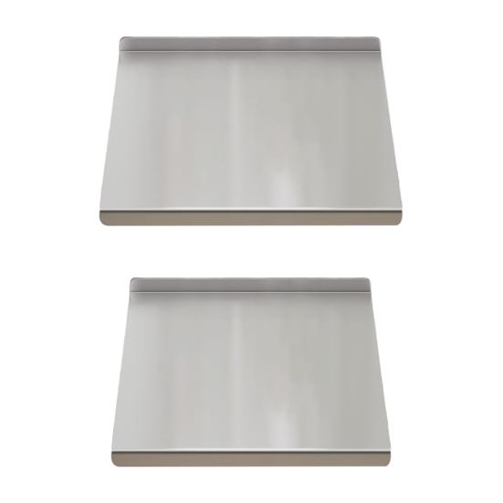 Нескользящая разделочная доска из нержавеющей стали с нескользящим дном для нарезки мяса, хлеба, овощей, фруктов, тортов. Легко моется. Кухонный инструмент
