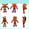 Super Soft Crash Bandicoot Cartoon Plush Toy Ideal For Children And Home Decor