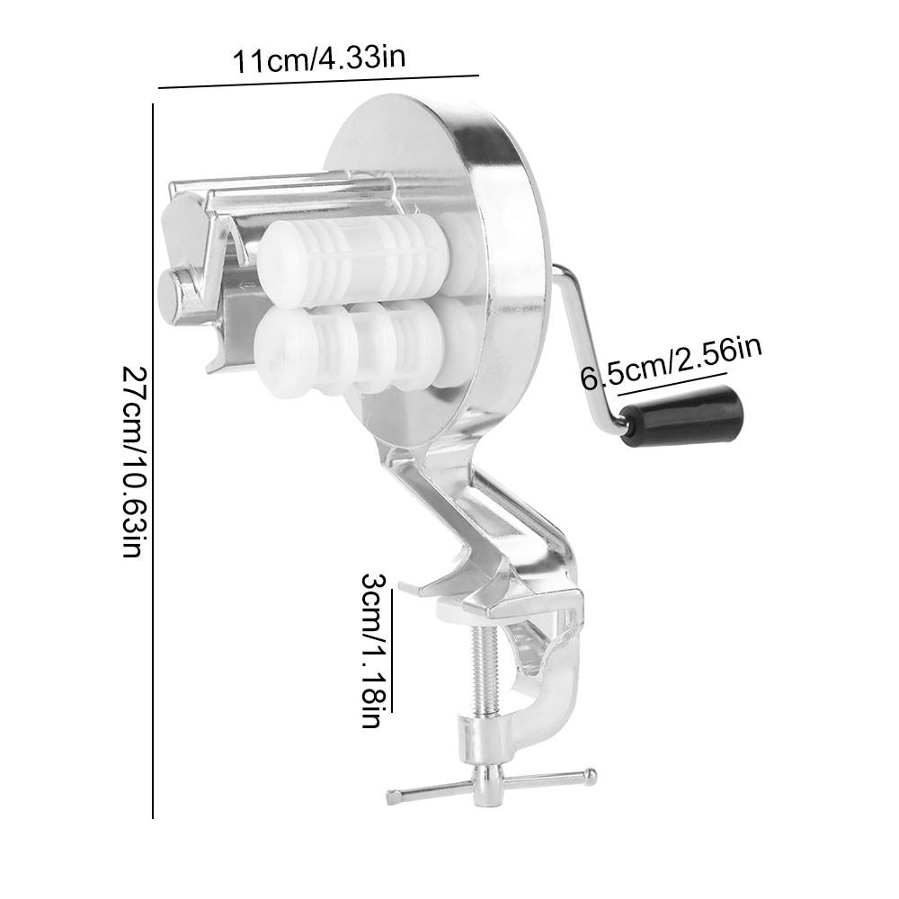 Эргономичная ручная машина для пасты с ручным приводом для феттучини Долговечная машина для макарон Десерт