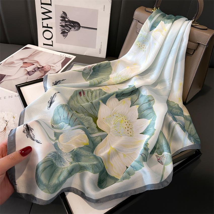 70 * 70 см новый шелковый маленький квадратный шарф для защиты шеи женщин профессиональный шарф универсальный шарф для волос шарф