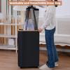 Rolling Laundry Basket Large Slim Folding Hamper On Wheels 110L Freestanding Narrow Corner Bin With Handle Dirty Clothes Storage