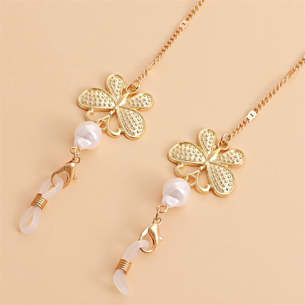 Ремешок для маски для лица, солнцезащитные очки, цепочки для очков, ремешок для маски, противоскользящая цепочка для проигрыша, жемчужная цепочка для очков