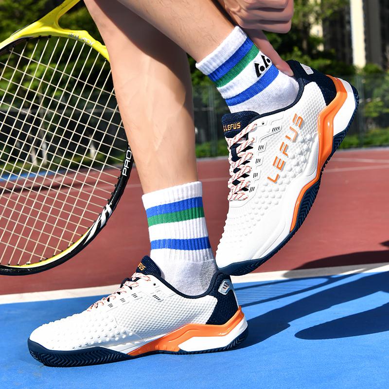 LEFUS Unisex Athletic Shoes Lightweight Badminton Shoes Table Tennis Shoes Golf and Tennis Shoes Women Shoes