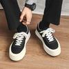Board Shoes Men's 2025 New Canvas Breathable Casual Shoes Trendy Versatile Thick-soled Heightening Shoes Low-top Lace-up Cloth Shoes