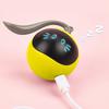 Cat Active Rolling Ball Colourful Light Circularly Charging Electric Automatic Rolling Cat Ball for Pet Cat