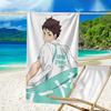 1pc Oikawa Tooru1 Beach Towel, Beach and Seaside Swimming Pool Equipment, Fashion Pattern, Rectangular, Travel Essentials