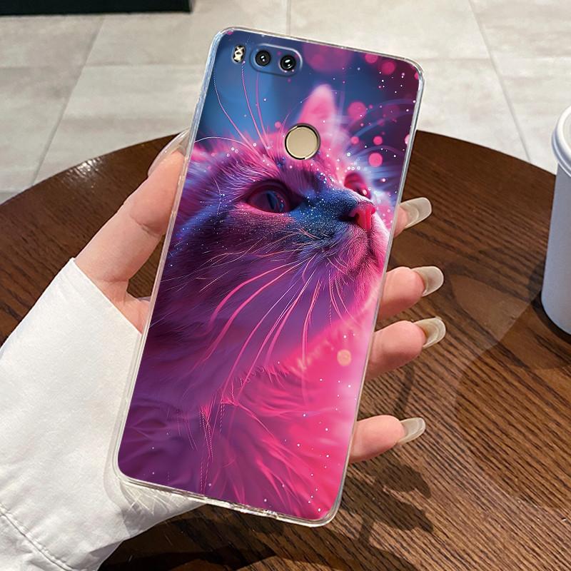 Jelly Casing For Xiaomi Mi A1 / Mi 5X Funda Clear Silicone Soft TPU Back Cover For Xiaomi Mi 5X Cute Cat Rabbit Heart Phone Case
