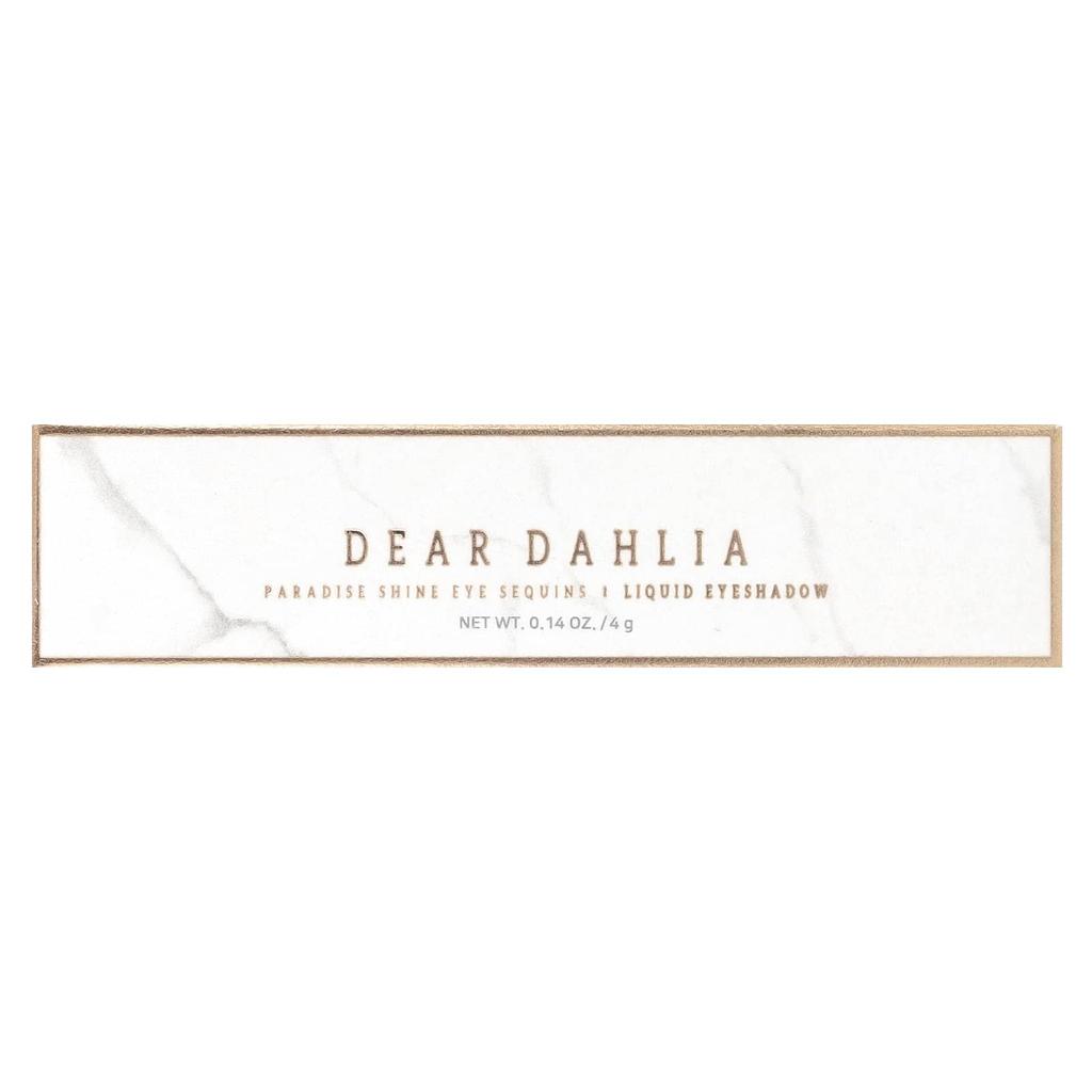 Dear dahlia Paradise Shine Eye Sequin, жидкие тени для век, слезы ангела, 4 г (0,14 унции)