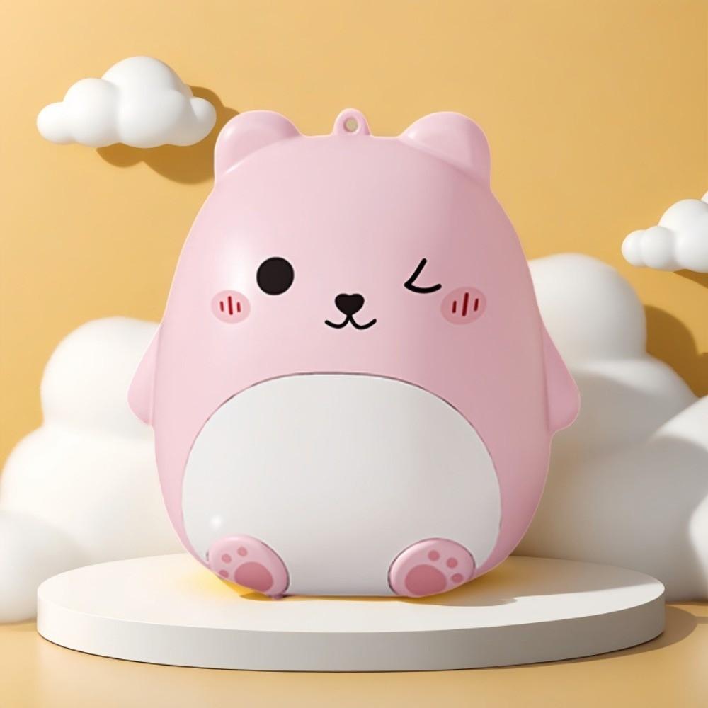 Cartoon Bear Drug Storage Case 5 Grids Mini Pill Organizer Portable Pill Dispenser Box for Travel