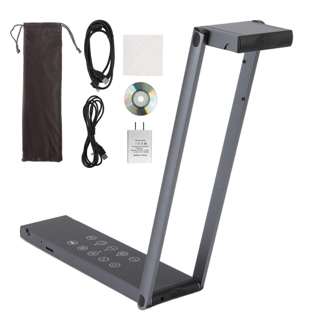 Документ-камера 13 Мп Функция OCR Многоязычный A3 Формат захвата Портативный USB-сканер документов для