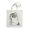 Kawaii Cat Tote Сумки Для Женщин Холщовые Сумки Большой Емкости Женский Покупатель Сумка Сумки На Ремне Симпатичные Аниме Покупки Хлопковая Сумка
