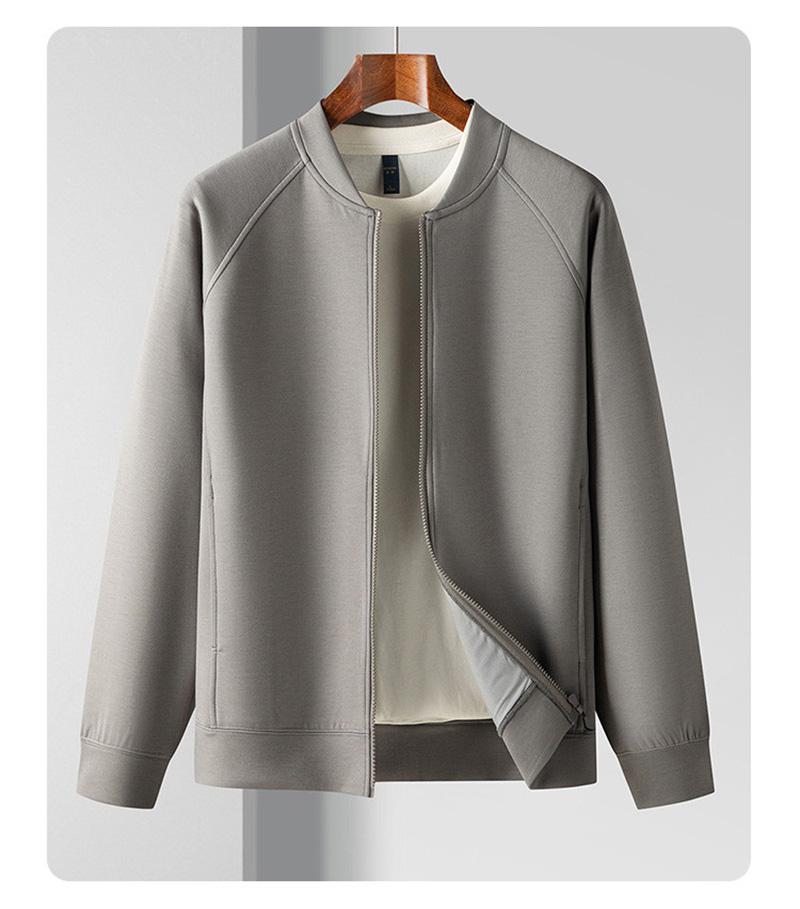 Air Layer Fabric Baseball Jacket