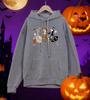 Happy Halloween Cartoon Goosey Printed Hoodies Man Fleece Comfortable Hoody Casual Hip Hop Streetwear All-Match Male Pullovers