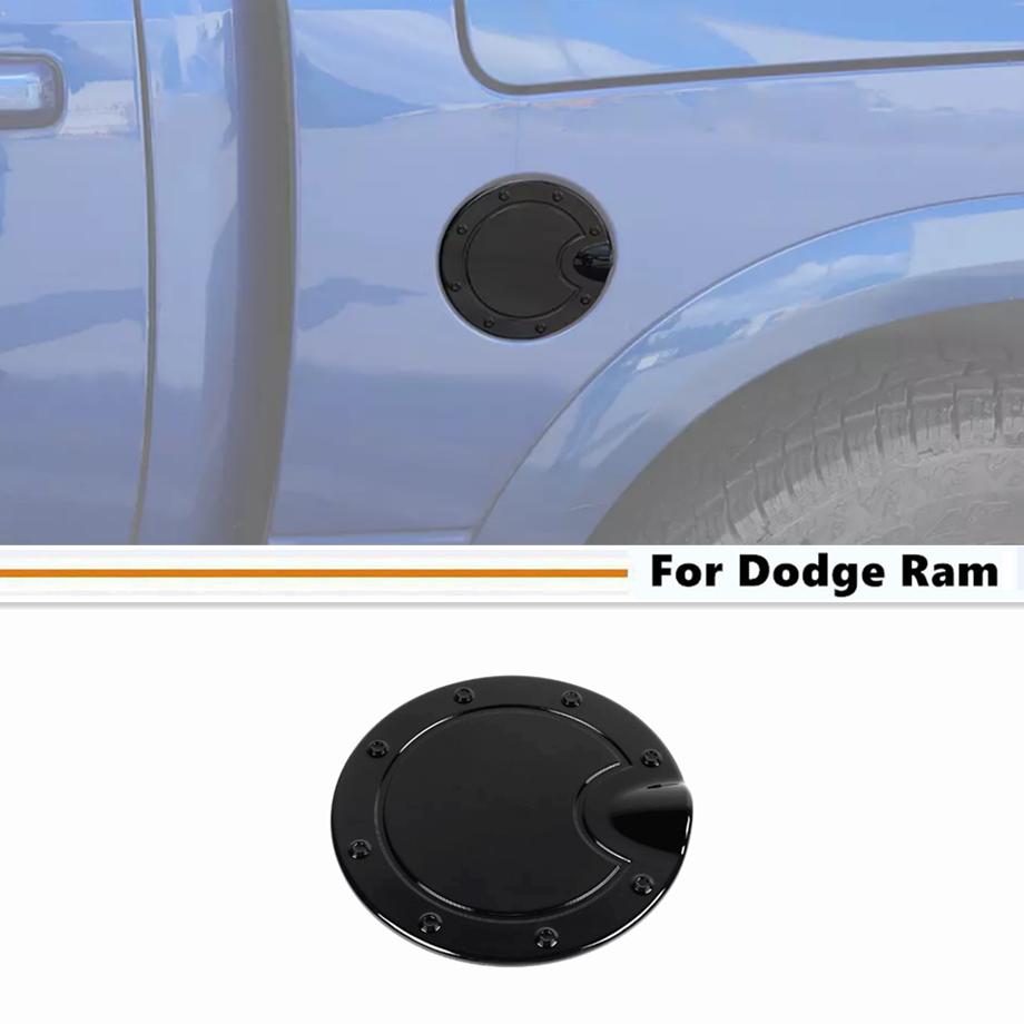 For 11-2024 Dodge Ram 3500/2500 Black Exterior Fuel Tank Door Cover Gas Cap Trim