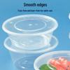 Penguin Group Disposable Round Plastic Food Containers with Lids
