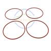 1~5Sets MPS6 6DCT450 Automatic Transmission Rubber Rings Clutch Seals For Ford Mondeo Volvo Gearbox O-Ring Car Accessory K209301