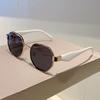 Винтажные многоугольные солнцезащитные очки Мужские Модные Большие Уличные Декоративные Оттенки Женские Трендовый Дизайн Бренда Защита от УФ-лучей Солнцезащитные очки