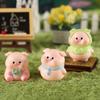 Mini Cute Pig Figurine Animal Model Moss Micro Landscape Home Decor Miniature Fairy Garden Decoration Accessories