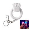 Compact LED Cheer Stick Keychain Convenient Glowing Support Stick Key Holder Keychain Ornament For Dedicated Fans