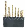 Takagi EARTH MAN Titanium Coated Ironwork Drill Round Shaft Set of 13