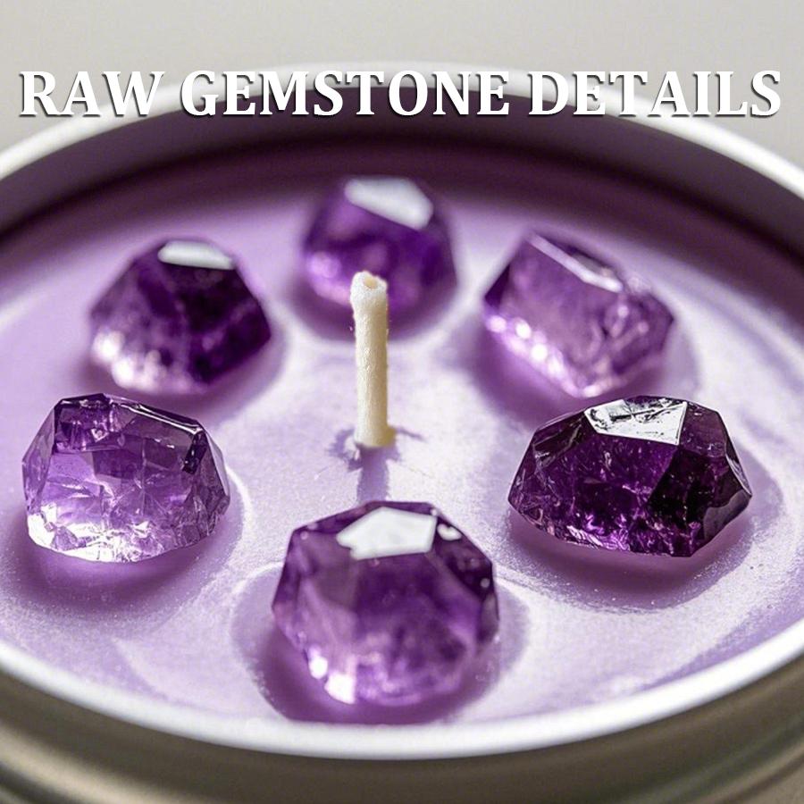 Ароматические свечи – 3 унции Хрустальная ритуальная ароматическая свеча с соевым воском, подходит для ежедневного использования, праздничные подарки, используйте для декора дома на Хэллоуин